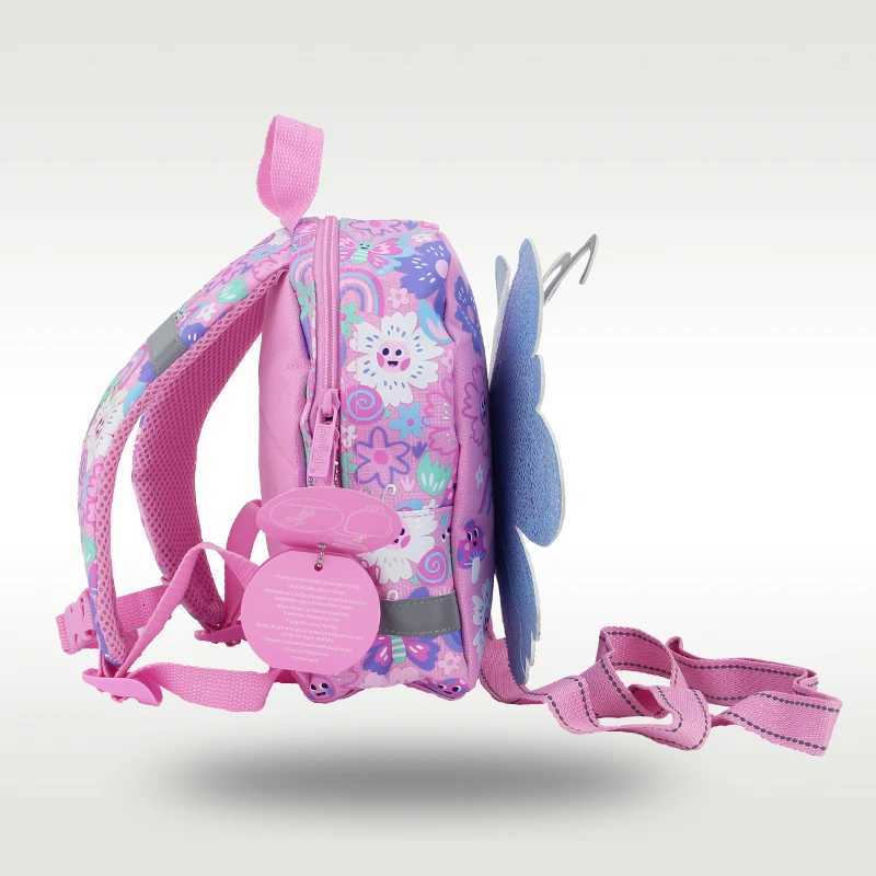 Schoolbag backpacks for kids kindergarten pink butterfly backpack Prevent getting lost small class boys M250811