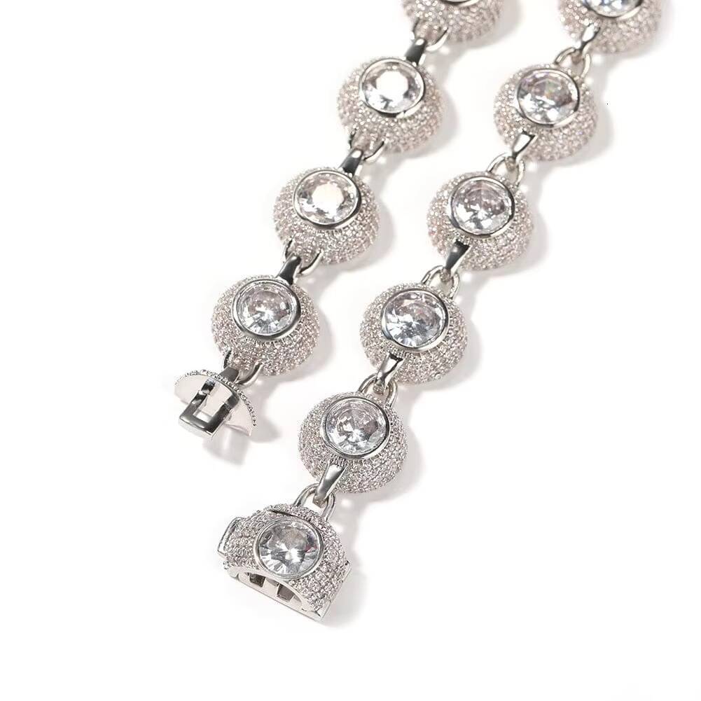 Premium Quality Cuban Link Chain Necklace Latest Design Hip Hop Style with Diamond Moissanite Gold Plated Silver for Men Women