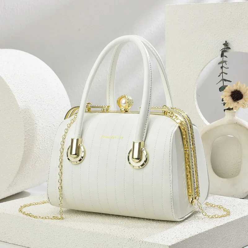 PU Leather Womens Handbag FAshion girls Crossbody Shoulder Bag High-quality Exquisite Womens Boston Pillow Bag Z250811