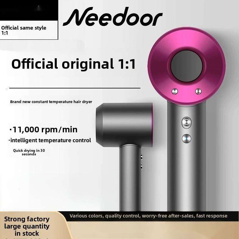 Hair Dryers Anion Blower Mute Hairdryer Care Electric Drier Quickdry Egative Ionic Constant Temperature Bladeless Professional Salon Blow Powerful Tra