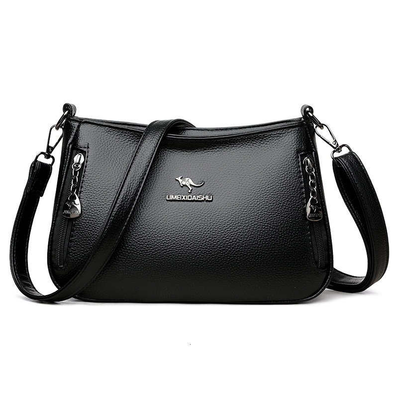 2025 New Trendy Simple Commuter Soft Leather Women's for Middle-aged Moms, Large Capacity Single Shoulder Crossbody Bag ddmymoon