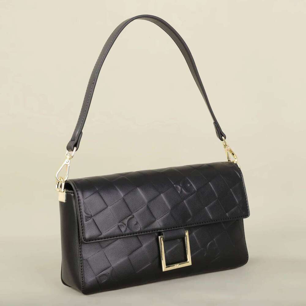 2025 PG Designer Handbag Classic Square Grid Brand Letter Emed Women's Shoulder Bag