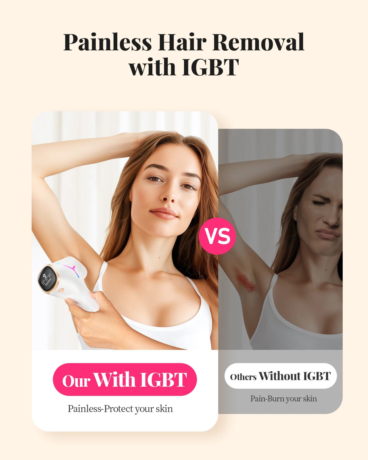 990000 Flashes Laser Hair Removal for Women and Men IPL Hair Removal Body Bikini and Areas Painless Permanent HairRemoval 250805