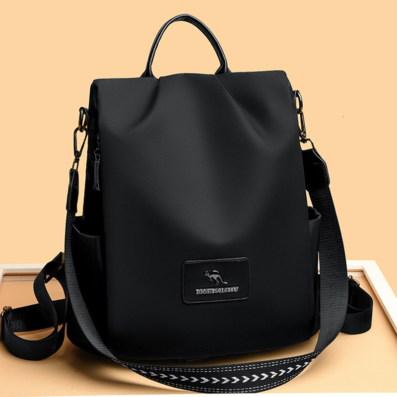 Multifunctional Anti-Theft Backpack for Women, New Casual Travel Lightweight Waterproof Oxford Cloth Backpack, Student School Bag ddmymoon