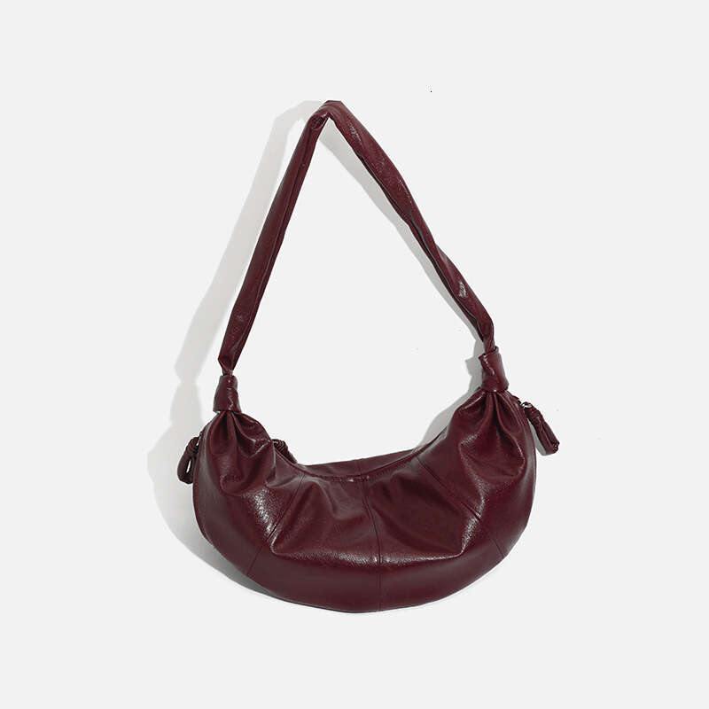 Mini Croissant Women 2024 New Niche Design Single Shoulder Underarm Exquisite Small Bag for Ladies