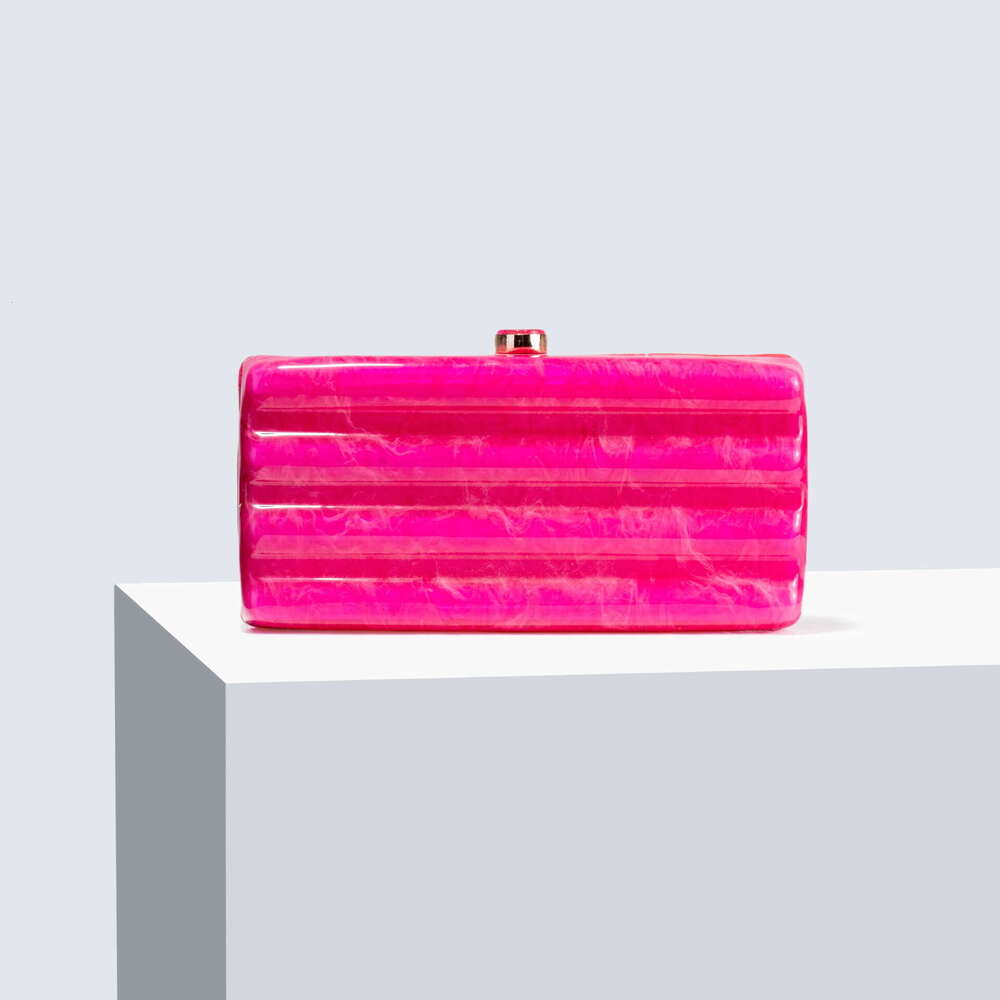 New Acrylic Luggage Personality Cute Simple Sweet Wedding Evening Bag Single Shoulder Crossbody Fashion Women