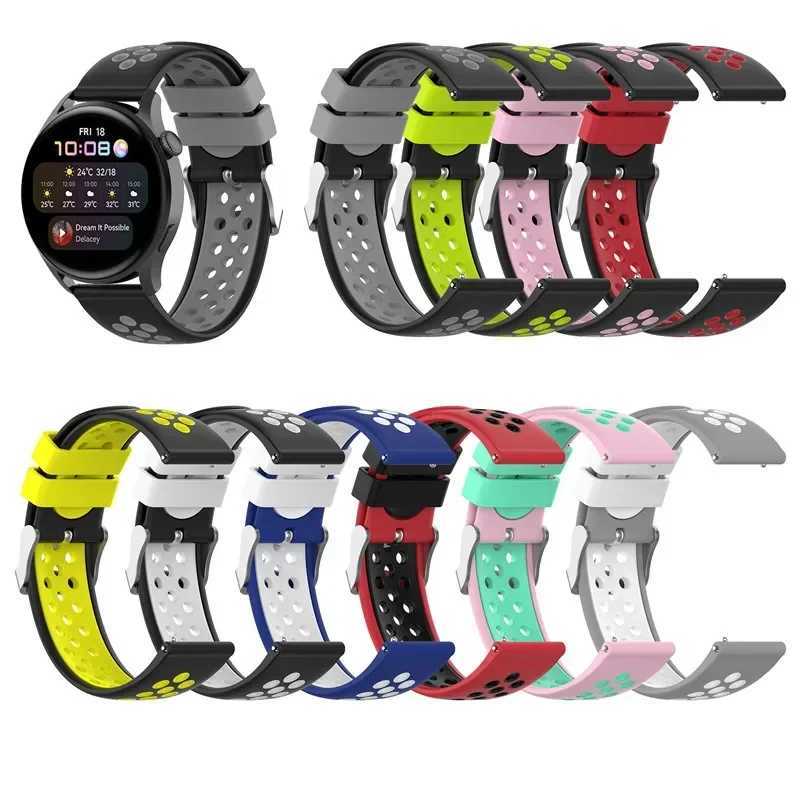 22mm Band for Samsung Galaxy Watch 46mm Gear S3 Frontier Band Bracelet Silicone Watchband Huawei Watch GT Strap Gear S 3 46 MM W250811