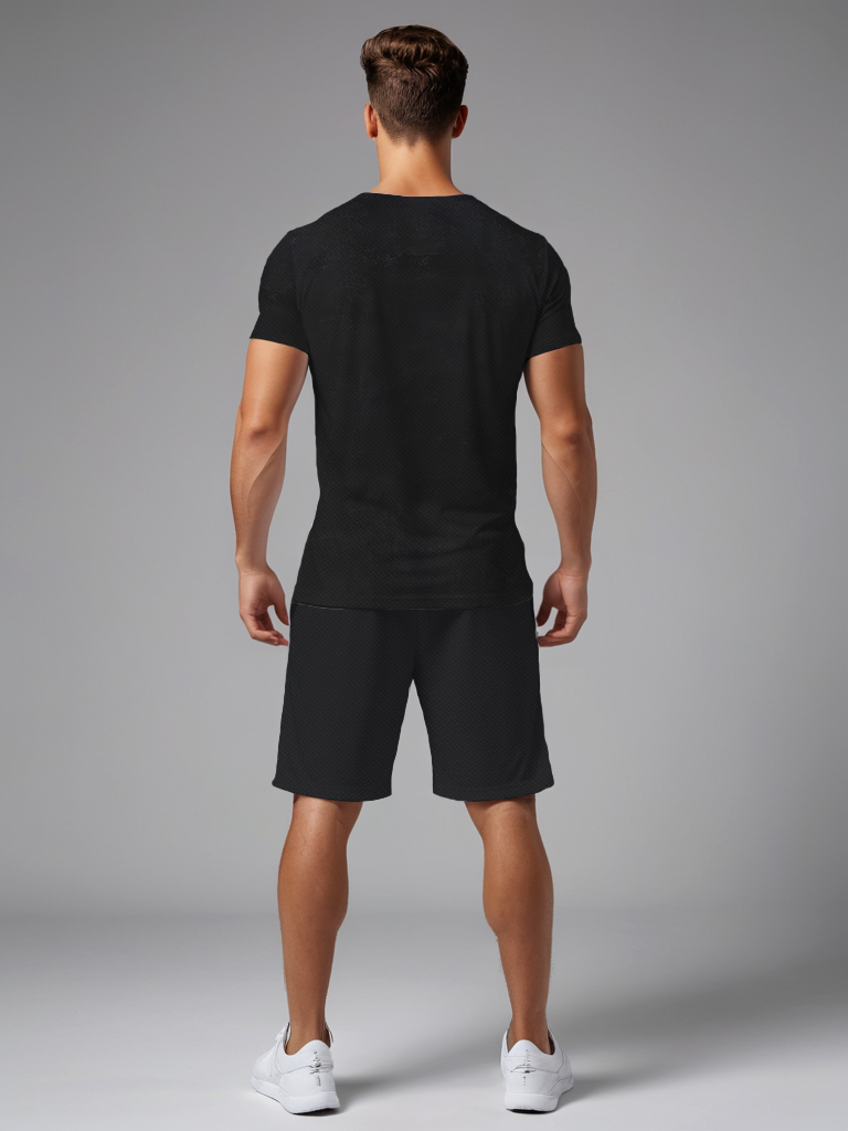 Custom Mens Alphabet Pattern Outfit Ensemble Breathable quick drying fabric - 0815