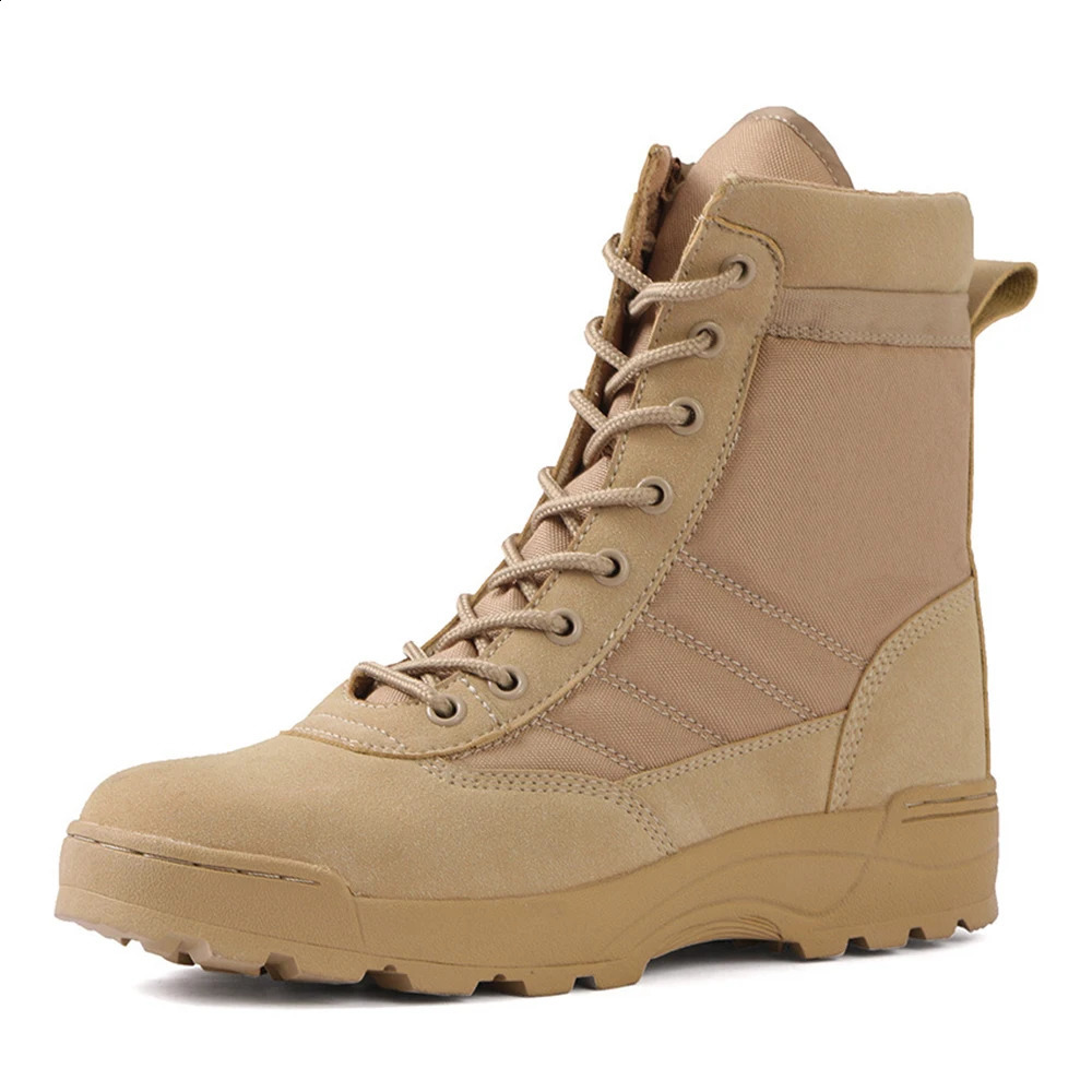 Tactical Boots Men Sneaker Boots Special Force Desert Combat Boots Outdoor Hiking Boots Ankle Shoes Men Work Safty Shoes 250805