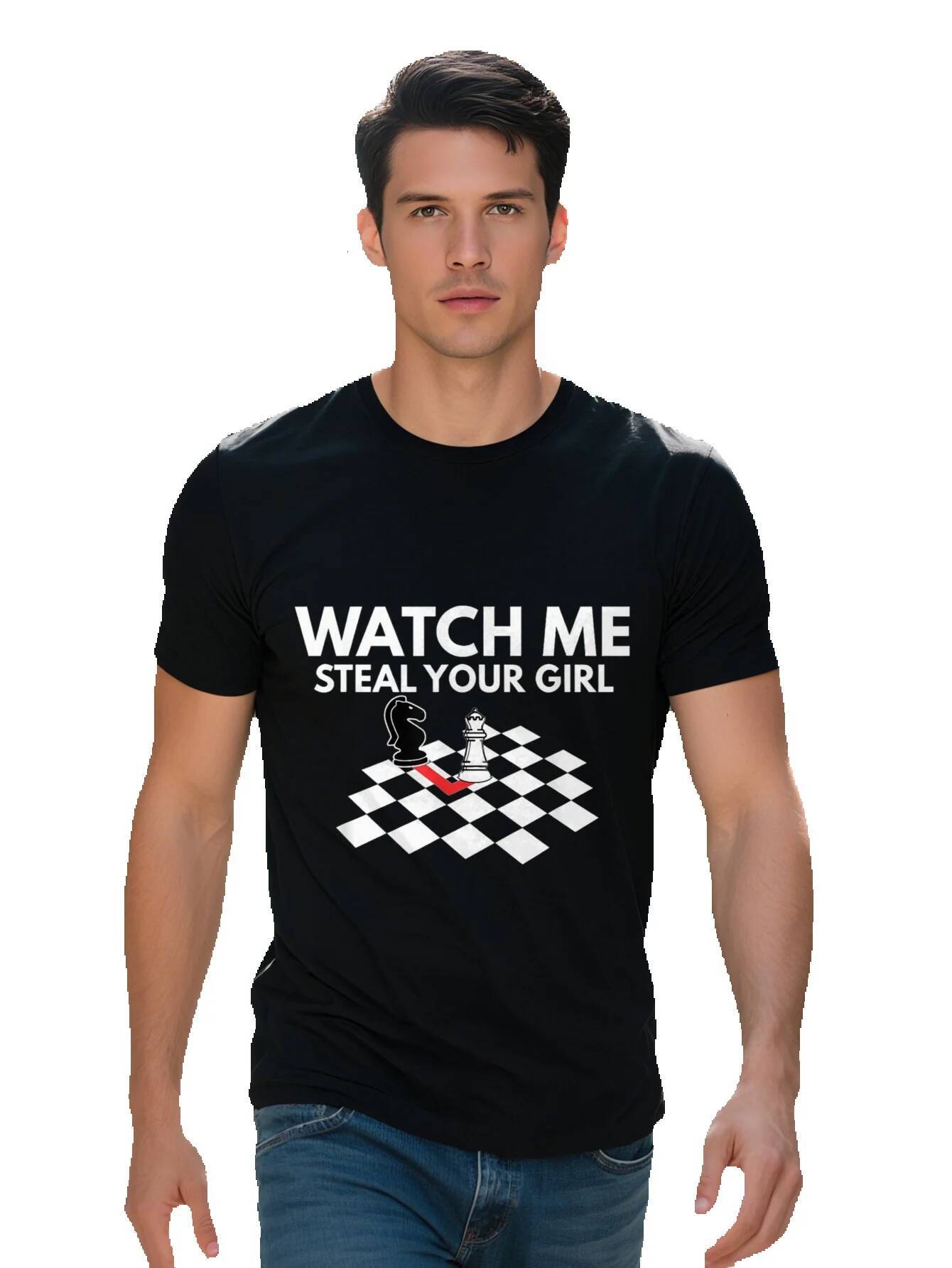 Watch Me Steal Your Girl T Shirt Funny Chess Shirts g 604d1 d5e32