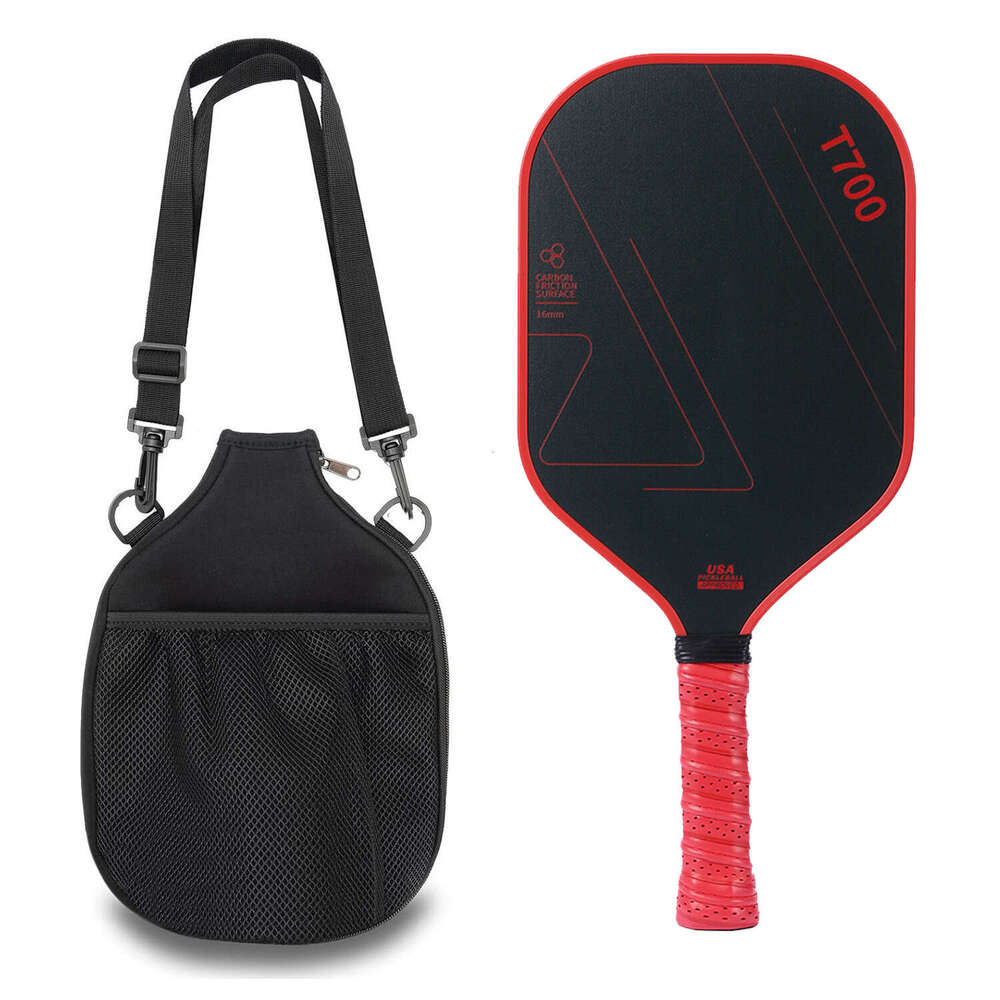 T700 Fiber Pickleball Matte Integrated Racket Extended 16Mm Thick Competition Special Carbon