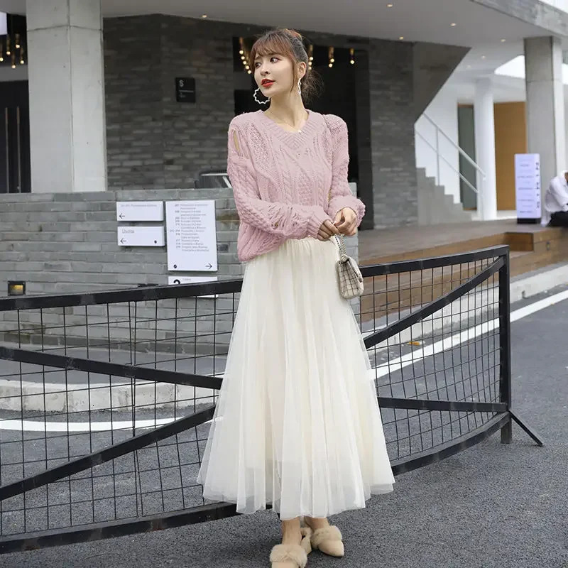 Woman Skirts Spring Summer Skirt Womens Tulle Skirt Pettiskirt Skirt Mujer Faldas Saias Mulher 250811