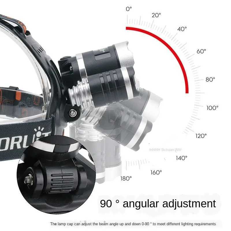 18650 Battery Rechargeable Super Bright d lamp Fishing light Outdoor Hunting Cam Waterproof Light XJ250811