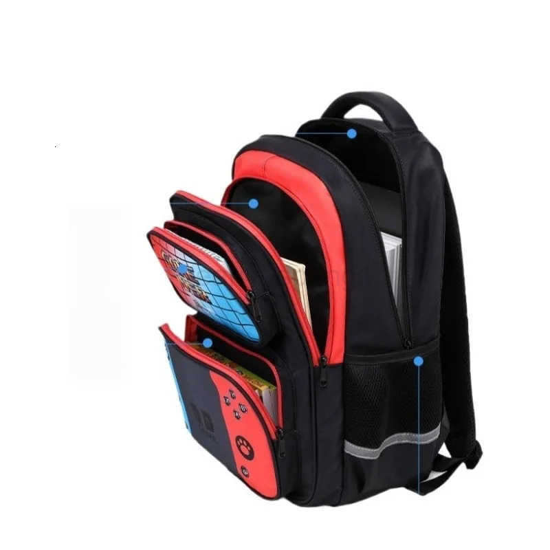 Back to School Game Console Pattern DIY School Bags for Primary and Secondary Students Lunch Bag Shoulder Bags Three Sets T250811