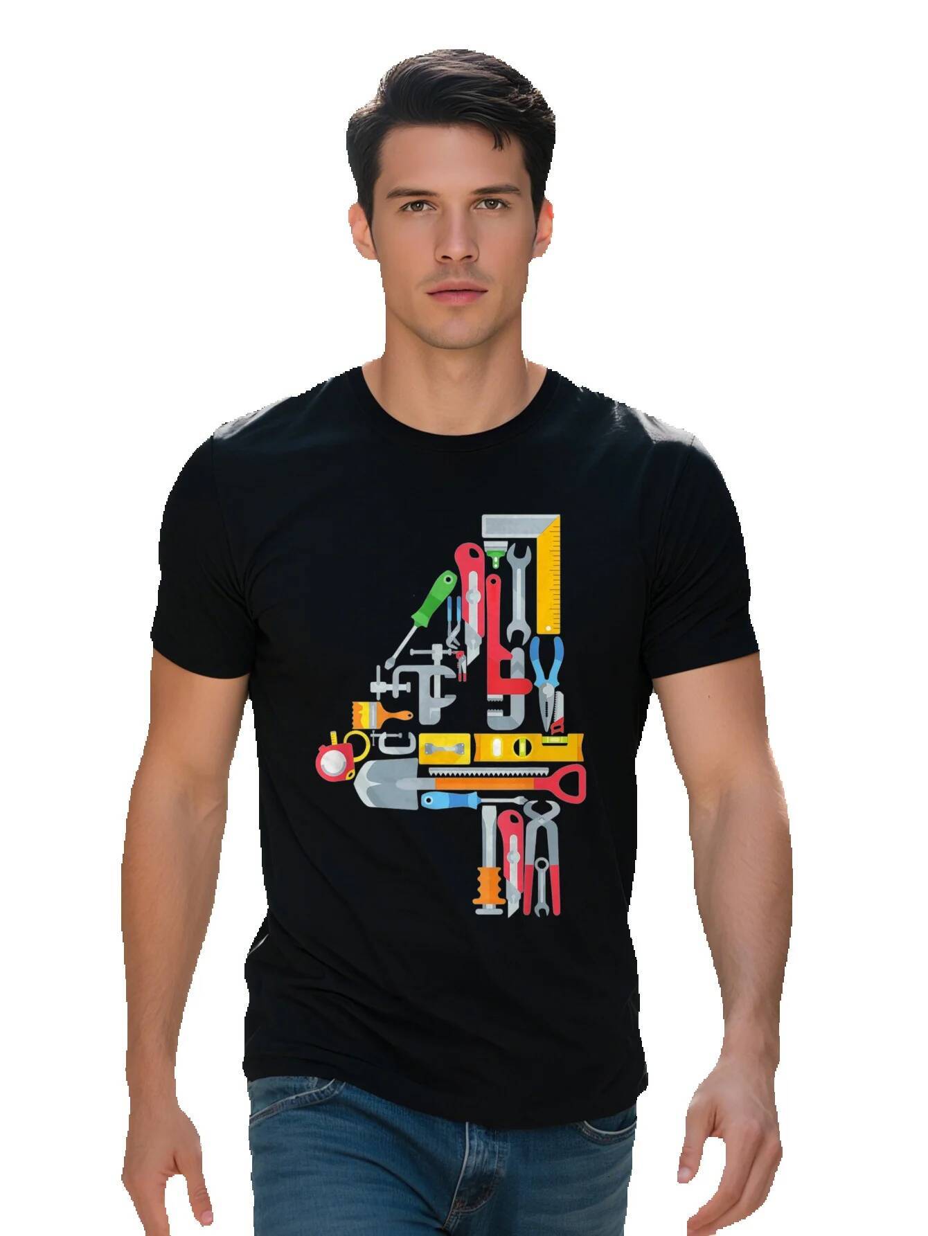 Fun th Birthday Construction Themed Building Tools Yr Old T Shirt 845a8 1e78f