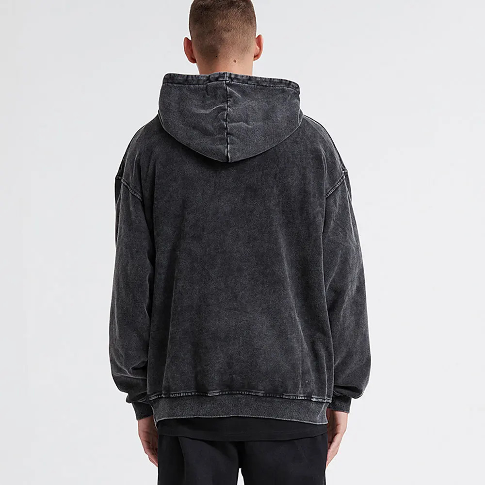Vintage Washed Hoodies Men Women Cotton Retro Long Sleeve Harajuku Sweatshirts Fashion Loose Pullover Y2k Hip Hop Streetwear 250811