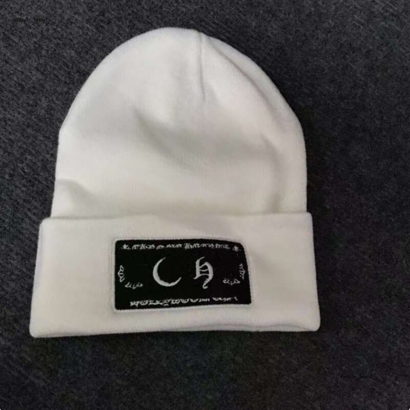 Designer Chrome And Women Hip Hop Bonnet Fashion Street Cross Fall Skull Cap Embroidered Winter Beanies Men Hats Soft Beanie Knit Hat 6be