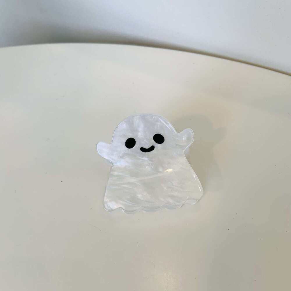 New Halloween Pumpkin Clip Cat Bat Claw Little Ghost Skull Hair Accessory Personality Back of Head