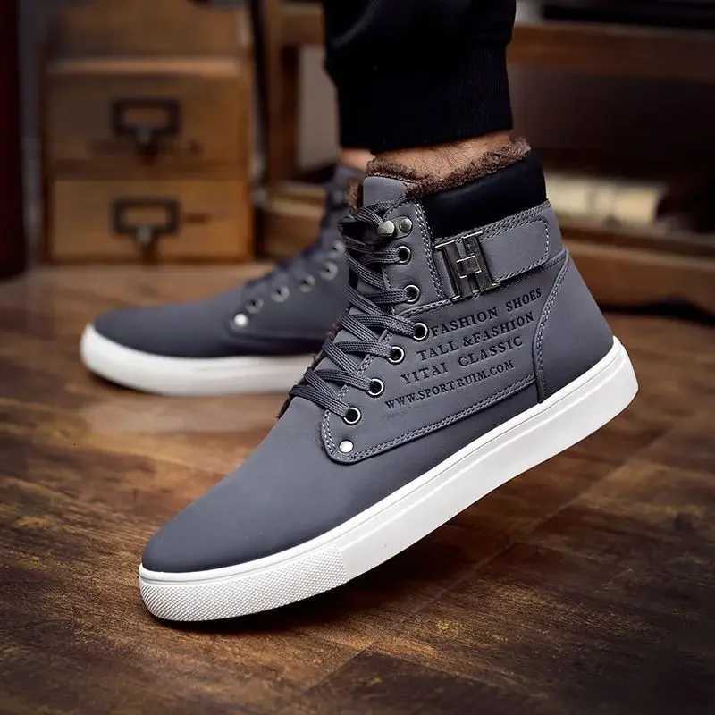 Mens Boots Lace Up Platform Rubber Male Shoes Offers High Quality Y2k Size 45 Fashion Classic Footwear Cheap Original Deals 44 W250811