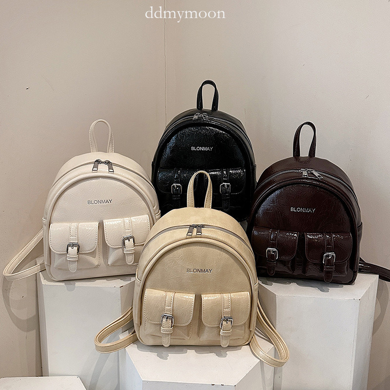 2025 Summer New Niche Stylish Backpack Large Capacity Double Shoulder Bag for Female Students Commuting to Class ddmymoon