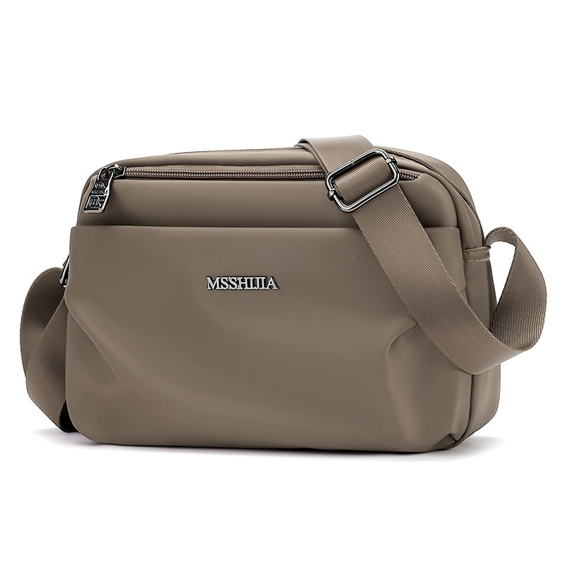 Lightweight Multi-layer Crossbody Casual Women's 2025 New Trendy Large Capacity Single Shoulder Waterproof Nylon Bag ddmymoon