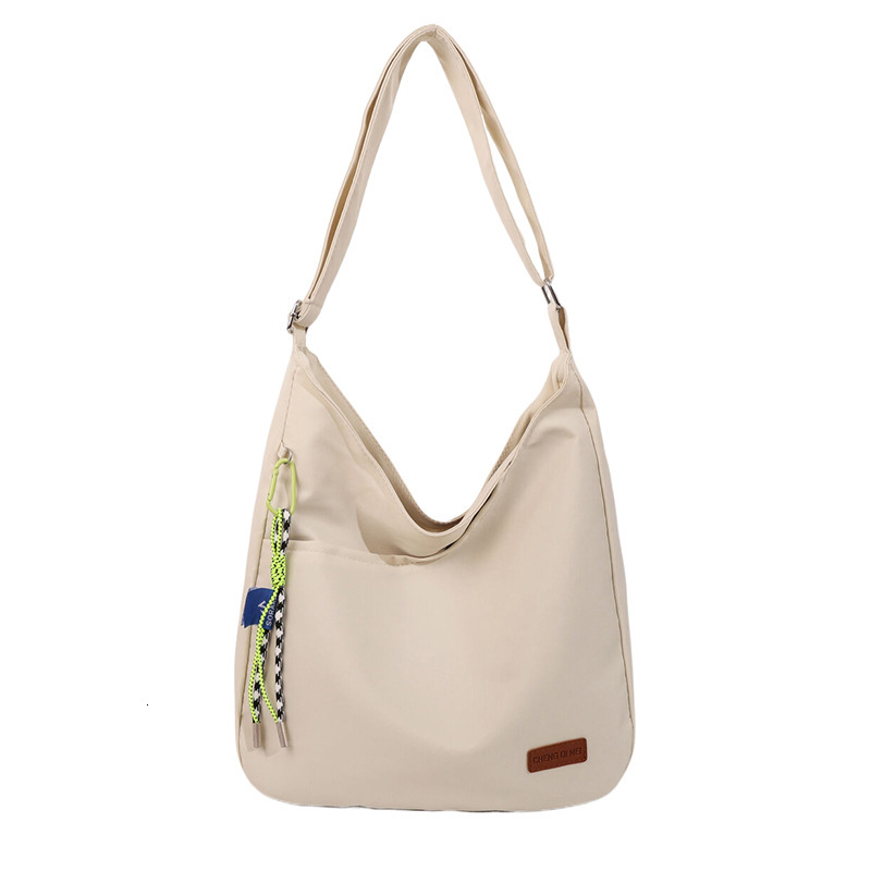 Large Capacity Student Tote New Fashion Simple Shoulder Handheld Casual Class Bag