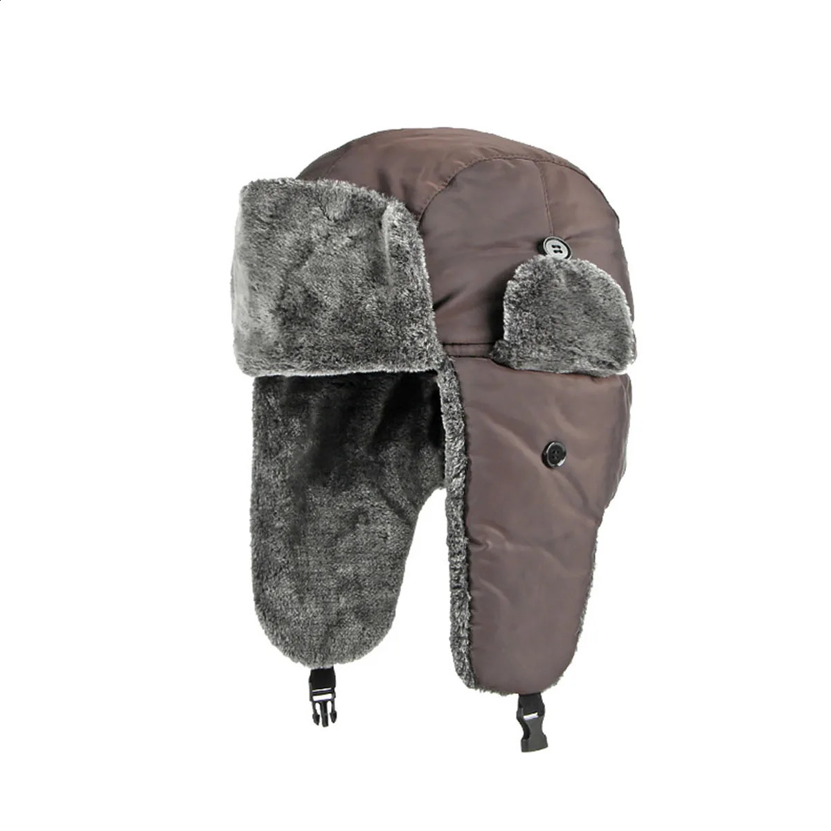 Outdoor Windproof Earflaps Warm Hat Winter Men Women Bomber Hat Russian Trapper Trooper Hat Snow Ski Hat Lei Feng Cap 250724