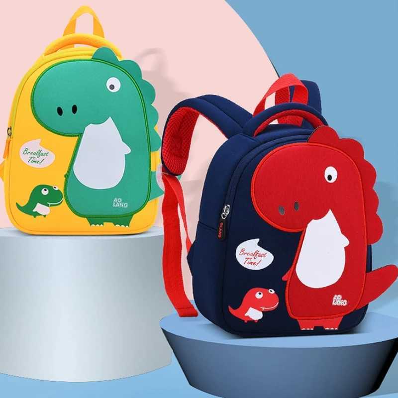 ute Kids School Bags Kindergarten Preschool Bag Dinosaur Children Schoolbag with Years Old Cartoon Fashion Backpack for Girl Boy M250811