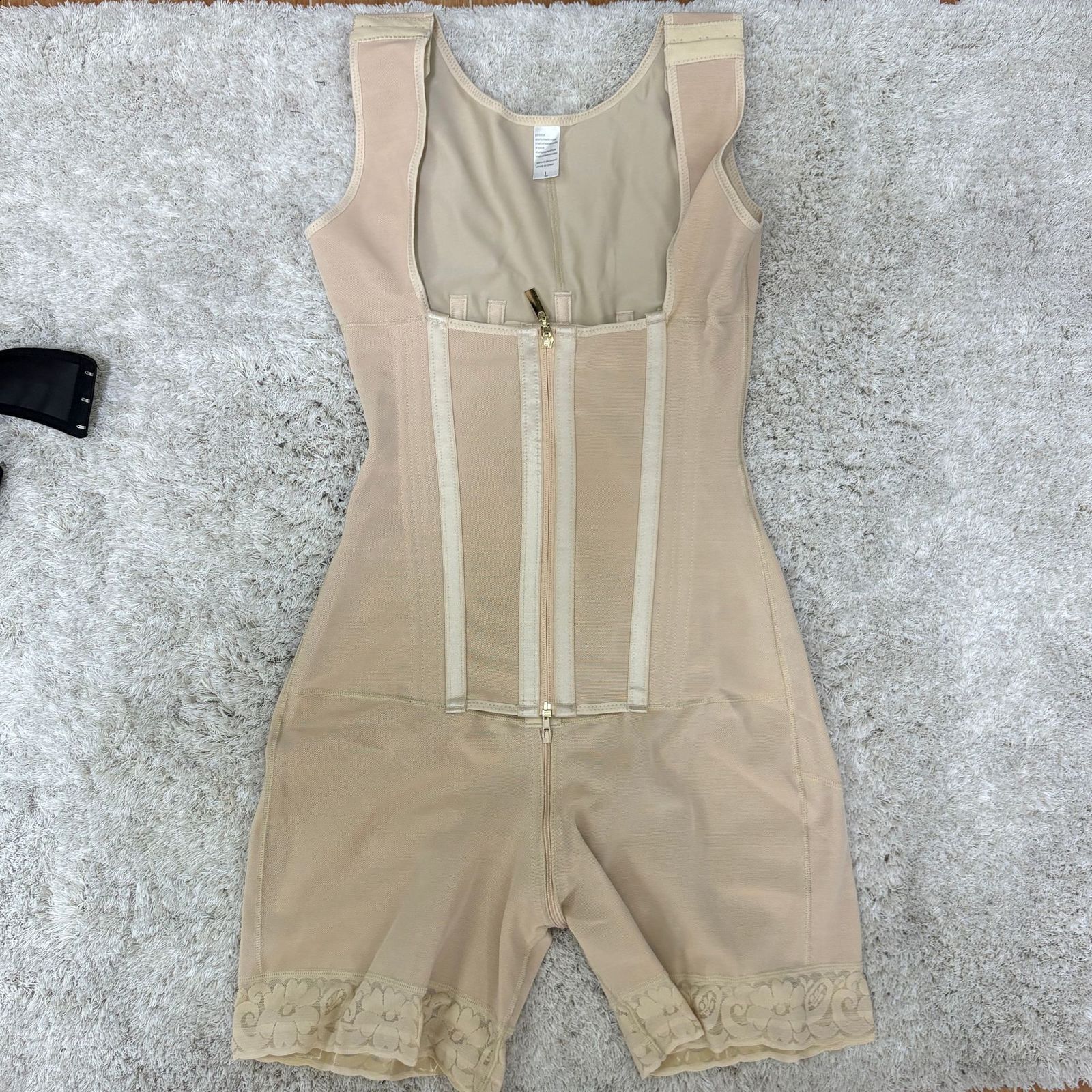 Abdomen Control Female Body Shaper Model Pushing Abdominal Control Body Shaper Highly Compressive Sexy Fajas Colombian Tight Clothes 241206