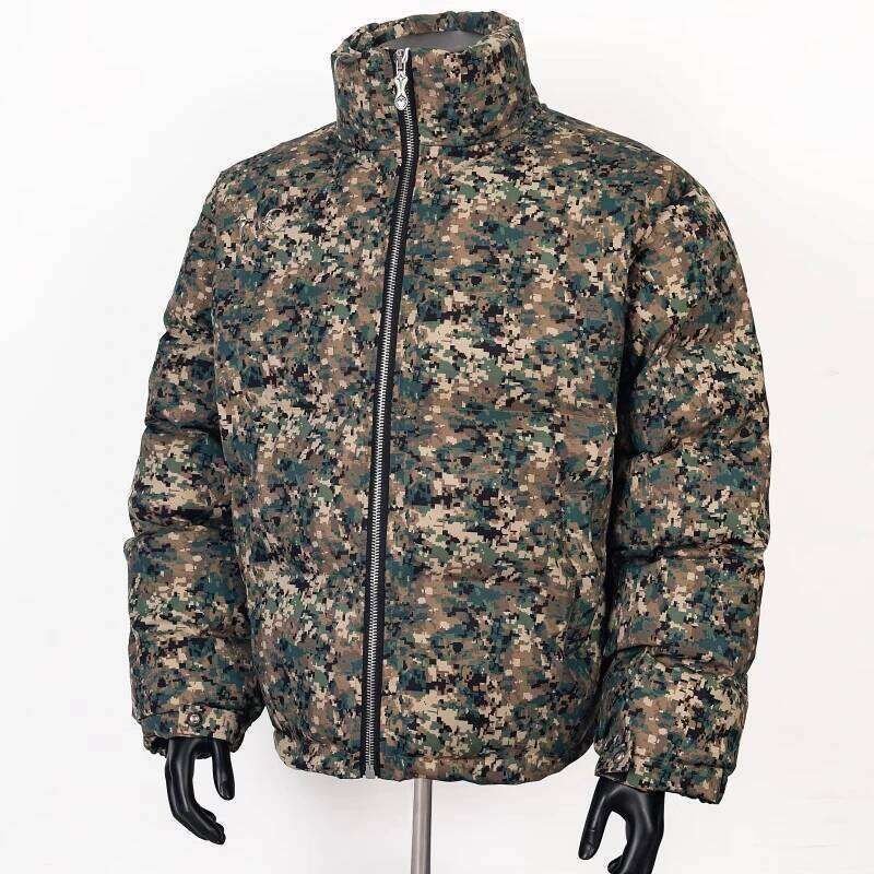 New 2025 Men THUG CLUB Digital Camouflage Puffers & Jackets / Down Coats Vest Cotton Thicken Warm Winter #C33