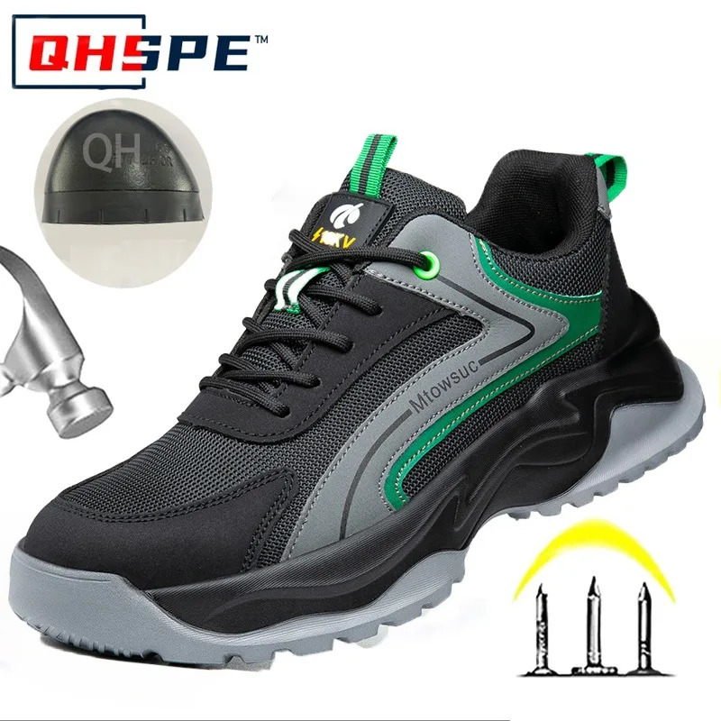 Labor Protection Shoes for Men Anti Smashing and Anti Piercing Work Shoes Lightweight Breathable Wear-resistant and Safe Shoes 250805