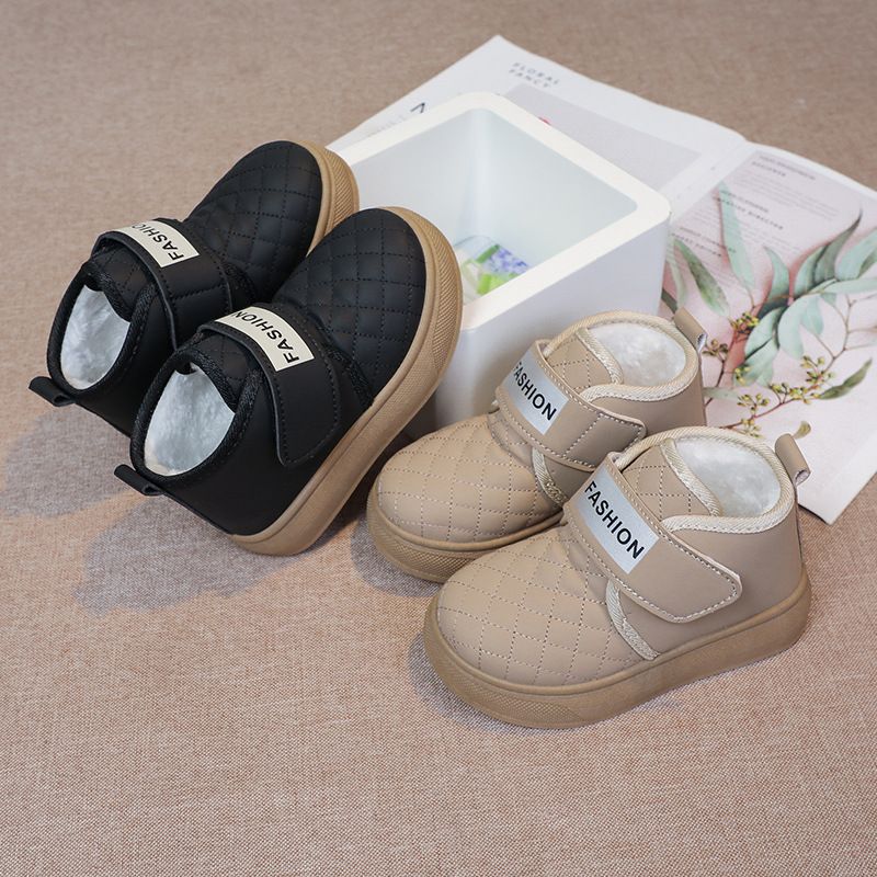 Winter Kids Snow Boots Plush Warm Baby Girl Shoes Cutefeet Toddler Boot Children Infant Boys Cotton Shoes Sizes 22 - 33