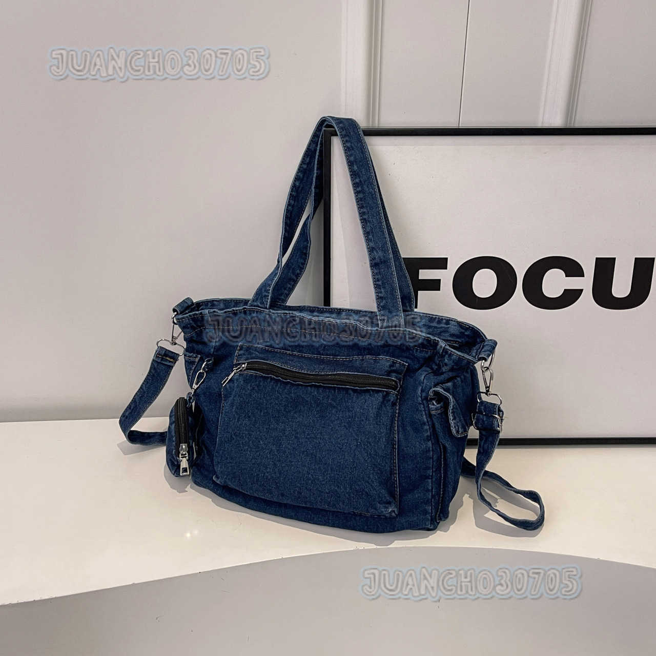 Style Canvas Bag for Women 2024 New Summer Large Capacity Simple Fashion Single Shoulder Crossbody Bag H250809