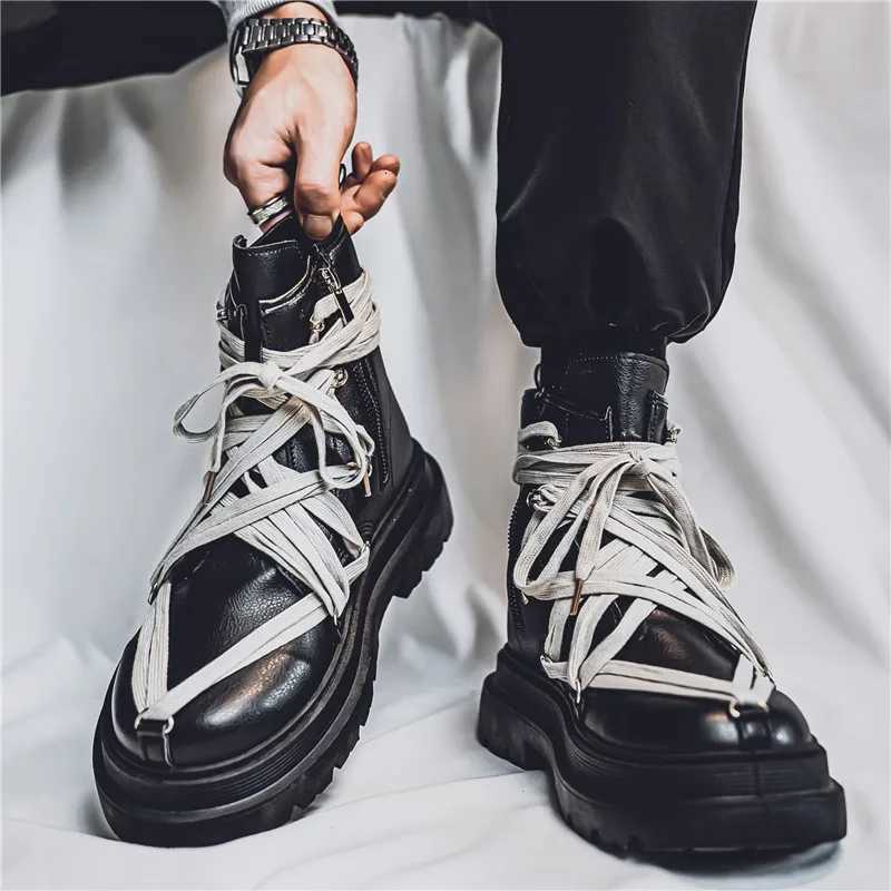 100% Cotton Mens Boots Casual Winter Shoes Ankle Outdoor Leather Cowboy Chelsea Tactical Hiking Work Platform Sneakers Designer Luxury W250811