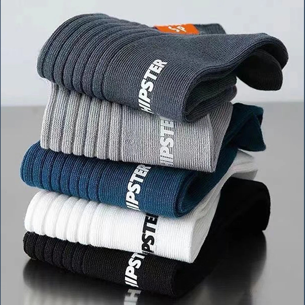 510 Pairs Men Socks HighQuality Spring and AutumnThickened Breathable Boat Low Cut Shallow Mouth Casual 250805