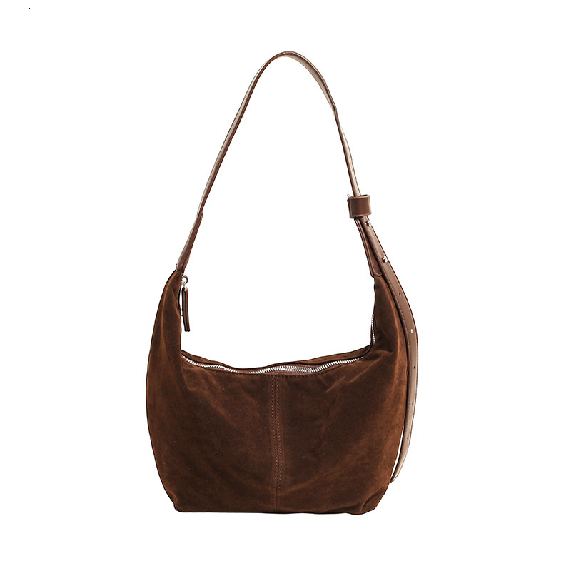 Melard Suede Dumpling for Women 2025 New Simple Large Capacity Shoulder Crossbody Bag ddmymoon