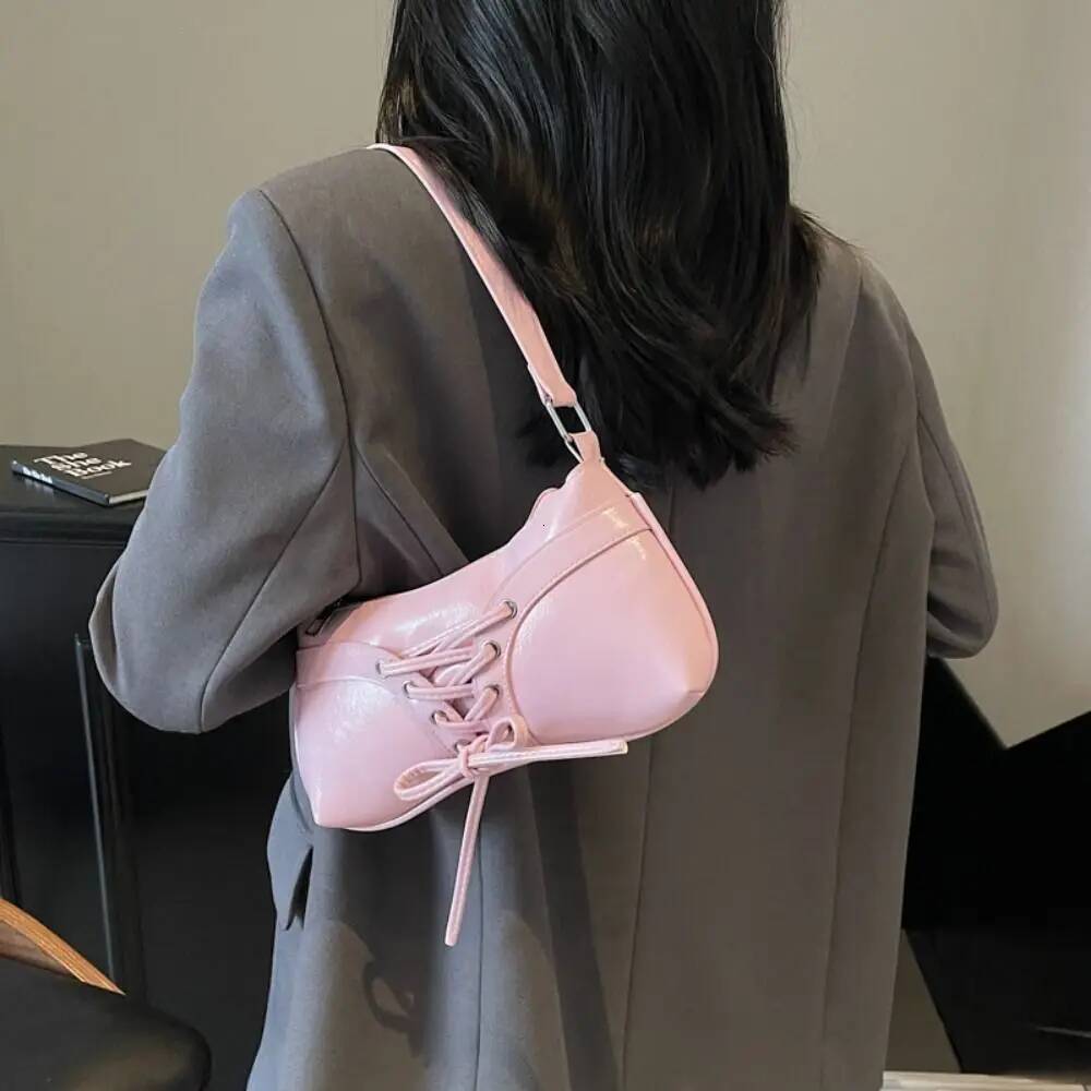 2025 Autumn New Fashion Bow women s Shoulder Bag Spicy Girl Armpit bag Bag PU Leather Women s Niche Handbag Autumn New Designer Bag Women s Crossbody 