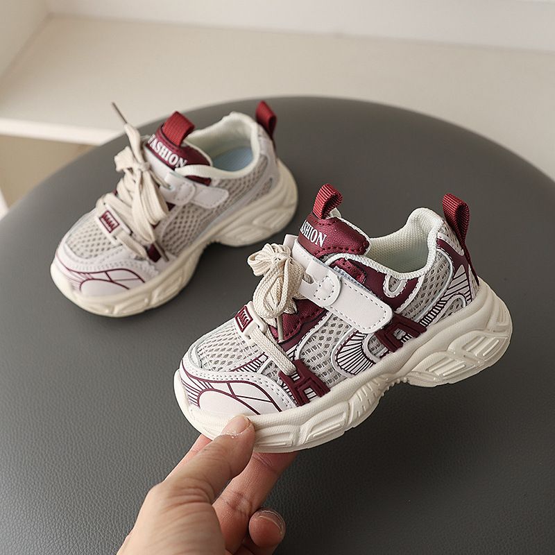 Girl Sports Shoes 2025 New Style Soft Sole Toddler's Casual Shoes Cutefeet Fashionable Breathable Shoes for Kids Boy Size 21- 30 C0647