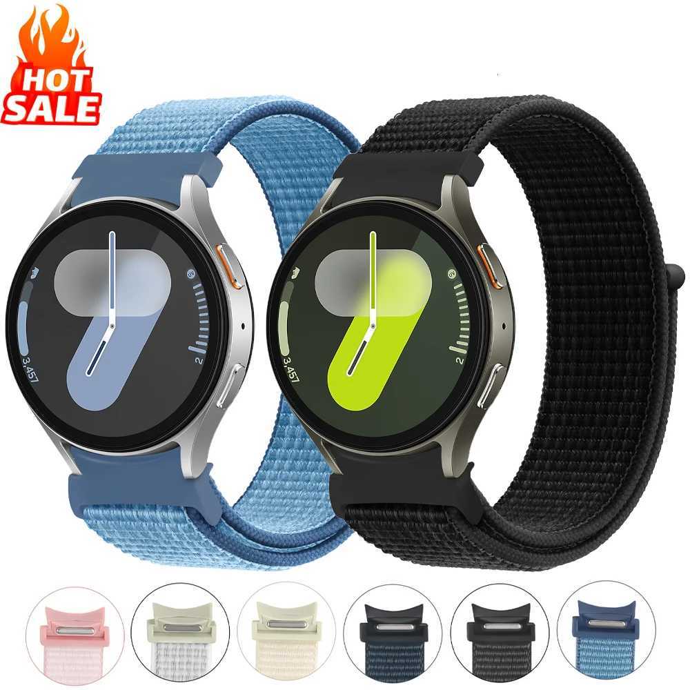 Nylon Loop Band For Samsung Galaxy Watch 7 6 5 4 44mm 40mm 5 Pro 45mm Sport 20mm Bracelet Galaxy Watch6 Classic 47mm 43mm Strap W250811
