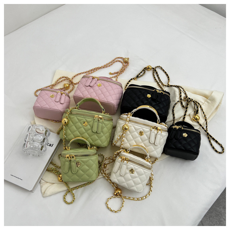 free shipping designer for bag womenNew square box bag small bag trendy and fashionable diamond-shaped women's bag stylish textured crossbody bag