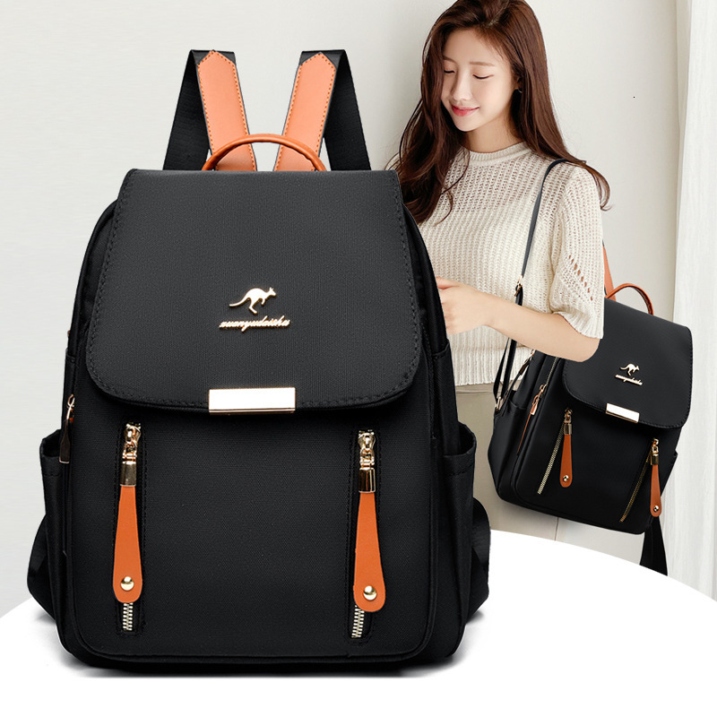Textured Oxford Cloth for Women 2025 New Trendy Casual Travel Lightweight Large Capacity Backpack ddmymoon