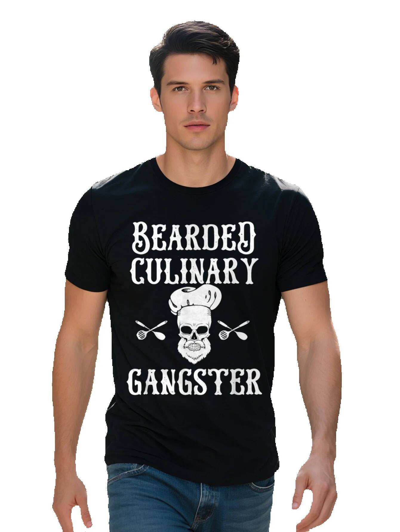 Bearded Culinary Gangster Vintage Cooking Guru T Shirt bcaaf 69894