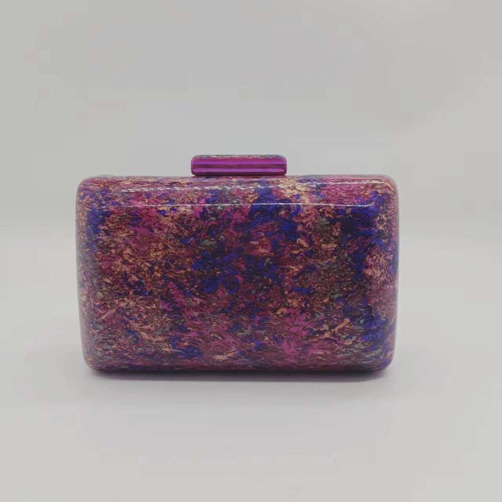 Shoulder for Women, Crossbody Marble New Fashion Summer Beach Acrylic Evening Bag, Small Square Bag