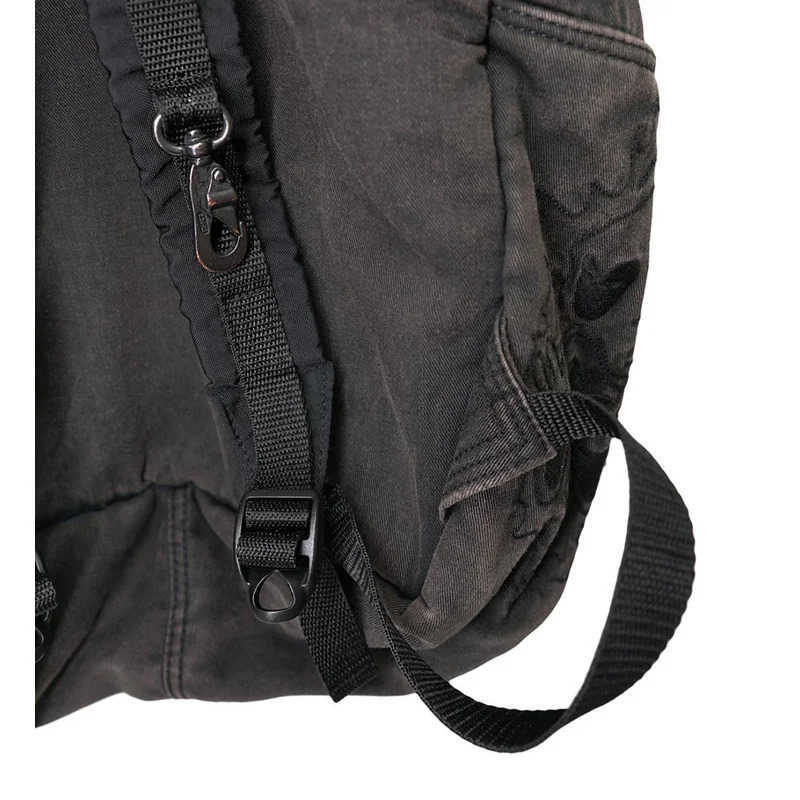 Unisex Black Denim Backpack Y2k School Bag Large Capacity Women Fashion Design Backpacks Grunge Book Bags for High School Students T250811