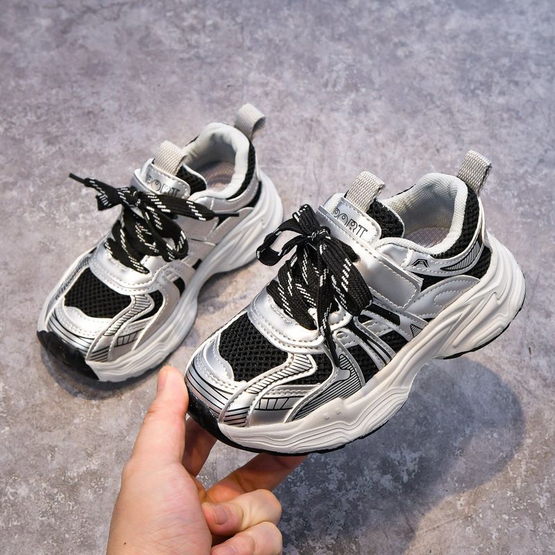 Toddler Sneakers Spring Soft Soled Anti Slip Infant Child Shoes Kids Basketball Shoes Cutefeet Boy Girl Walking Running Shoes Size 21 - 36 C0649