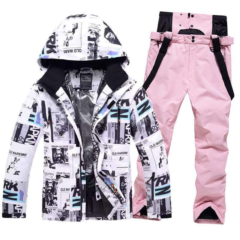 ski suits for men, windproof, waterproof, warm breathable, one piece delivery, single double board skiing clothes and pants