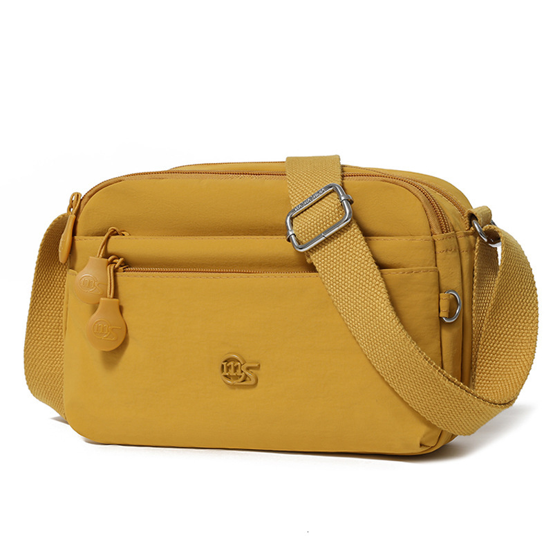 Waterproof Nylon Cloth Women's 2025 New Lightweight Casual Outdoor Multi-compartment Shoulder Crossbody Bag ddmymoon