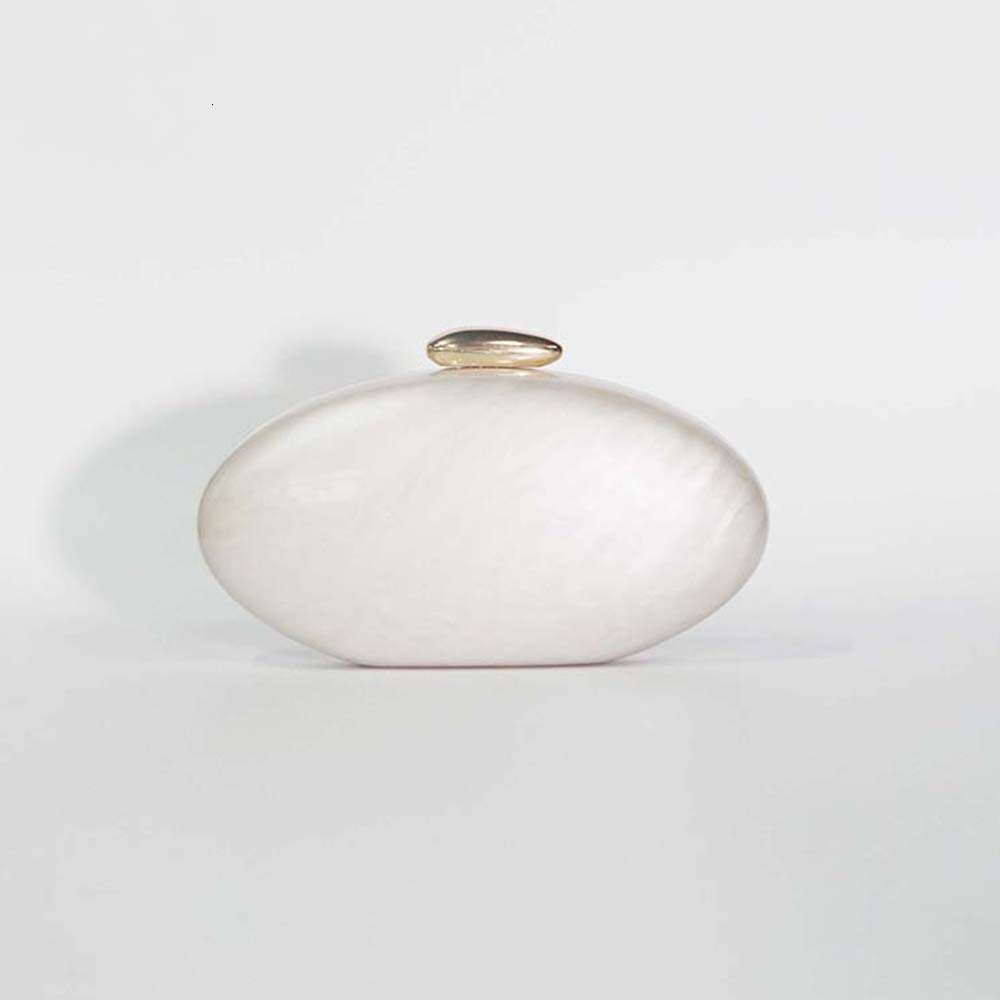 2024 Women's New Single Shoulder Crossbody Irregular Shell Acrylic Fashion Wedding Evening Clutch Bag