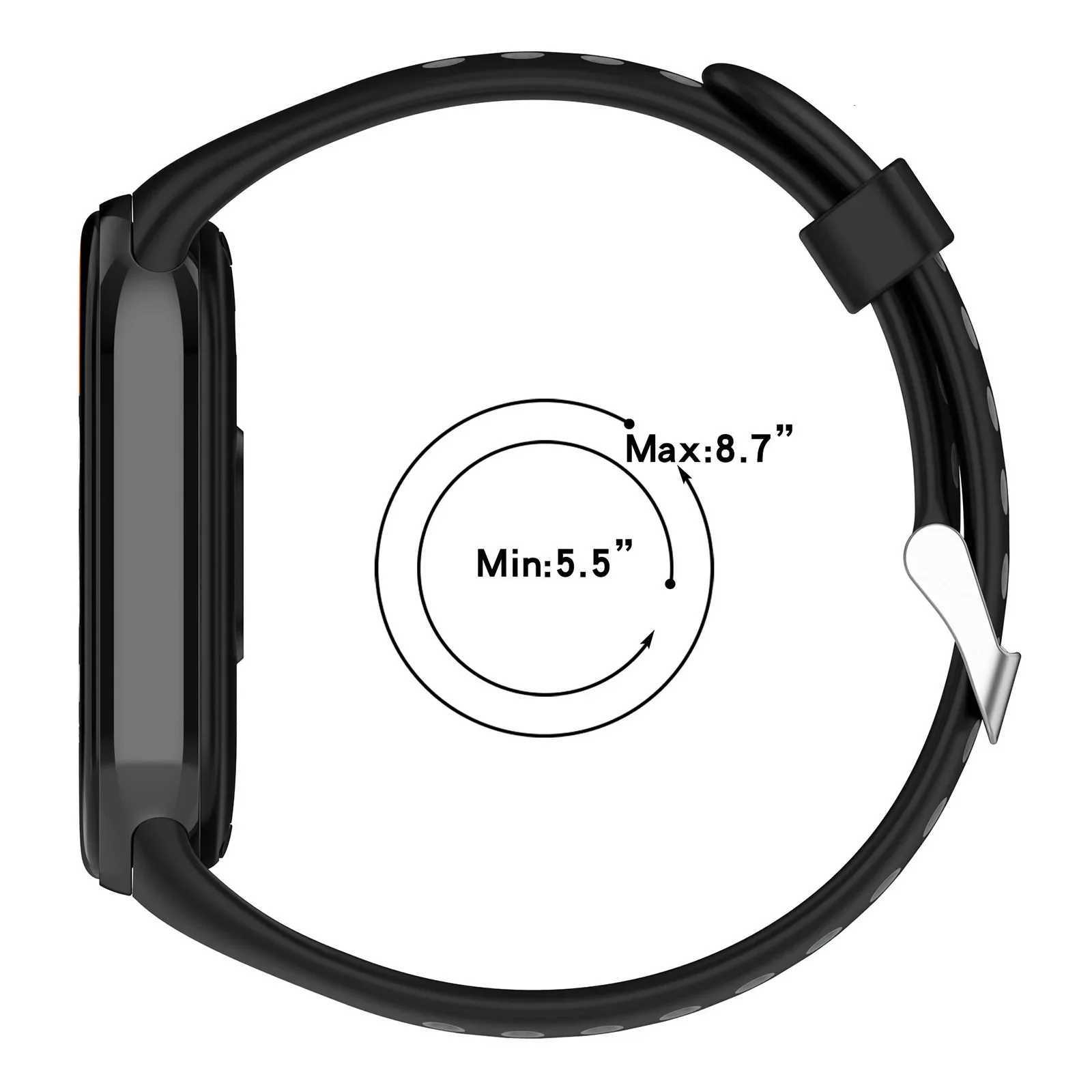 Soft Silicone Strap for Xiaomi Mi Band 8 Bracelet Breathable Sport Wristband Belt for MiBand 8 NFC Replacement Watchband W250811