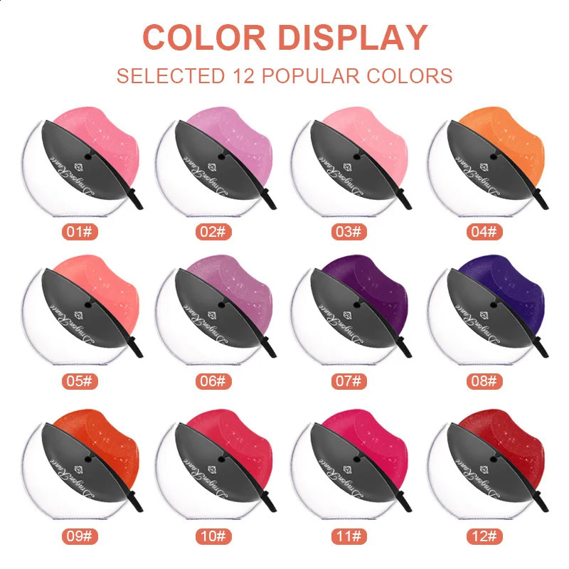 Pearlescent Lipstick Lazy Lip Shape Pearlescent Fine Glitter Lipstick Not Easy to Fade Temperature Change Discoloration Lazy Lipstick Makeup Perfor 25